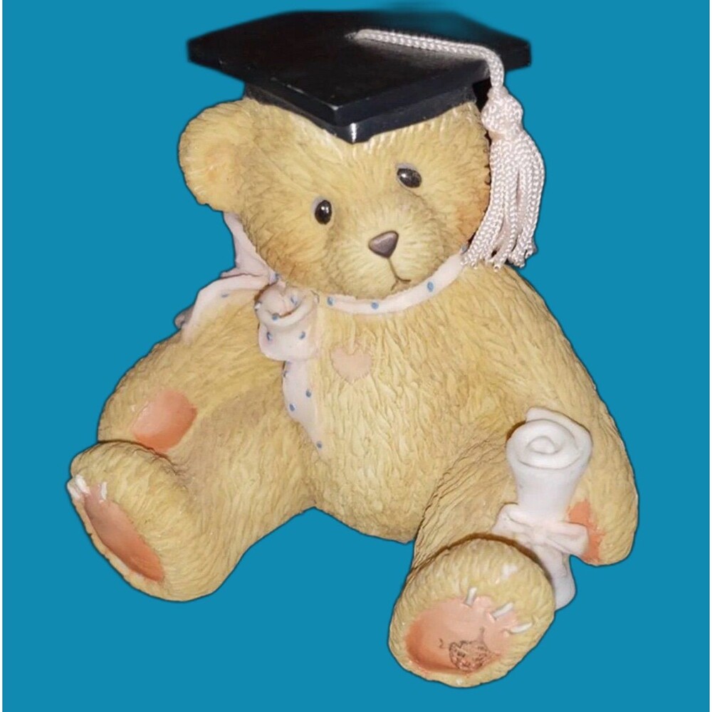 THE GRADUATE Cherished Teddies Figurine Vintage Collectible Graduation Bear 1995 - Picture 1 of 6